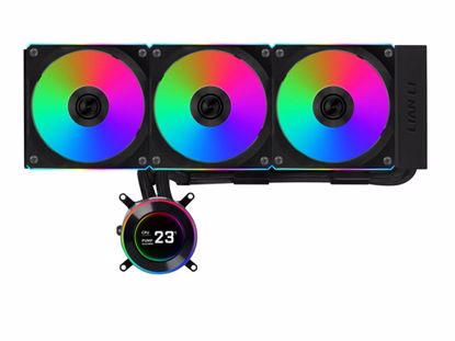 Fotografija izdelka Komplet za tekočinsko hlajenje AIO Liquid Cooler Lian Li HydroShift II LCD-C 360CL, črn