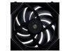 Fotografija izdelka Ventilator za ohišje Lian Li UNI FAN TL Wireless 120 Reverse Blade ARGB PWM 120mm, 3 Pack + Kontroler, črn