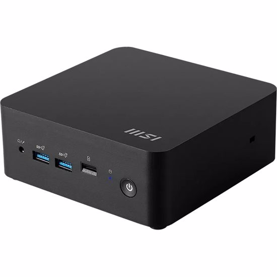 Fotografija izdelka Mini namizni računalnik MSI Cubi NUC 1MG-014BEU Core 3 / 8GB DDR5/ 512 GB SSD/ Wi-Fi 6E + BT / 2x2.5Gbps/ Windows 11 Home (črn)