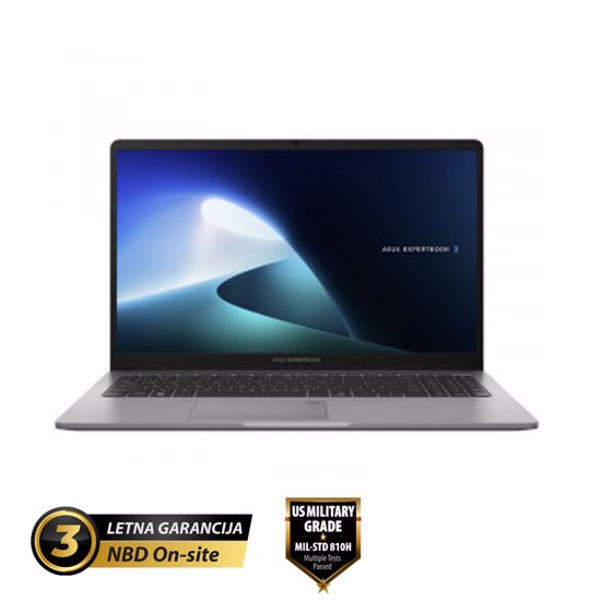 Fotografija izdelka ASUS ExpertBook P1 15,6" (39,62cm) FHD Intel Core 5 210H 16GB 512GB prenosni računalnik P1503CVA-WB210H4C0