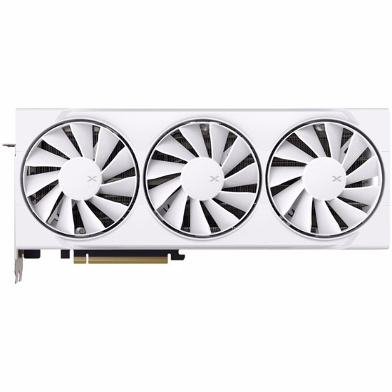 Fotografija izdelka Grafična kartica AMD RX 9070 XFX Swift OC Triple fan bela - 16GB GDDR6  | 1xHDMI 2.1 3xDisplayport 2.1 (RX-97SWFB3W9)