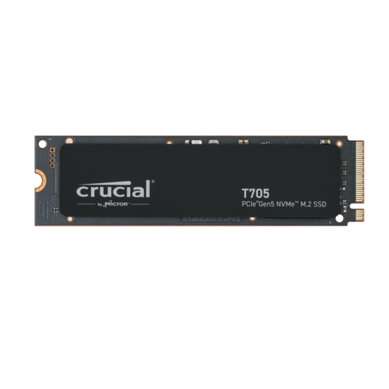 Fotografija izdelka Crucial T705 1TB PCIe Gen5 NVMe M.2 SSD