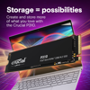 Fotografija izdelka Crucial P310 2TB PCIe Gen4 NVMe 2280 M.2 SSD