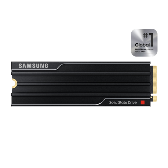 Fotografija izdelka Samsung 2TB 9100 PRO PCIe 5.0 NVMe M.2 SSD s hladilnikom