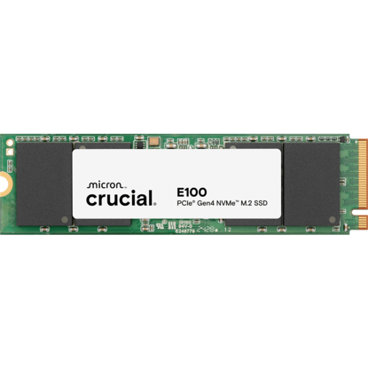 Fotografija izdelka Crucial E100 480GB PCIe Gen4 NVMe 2280 M.2 SSD