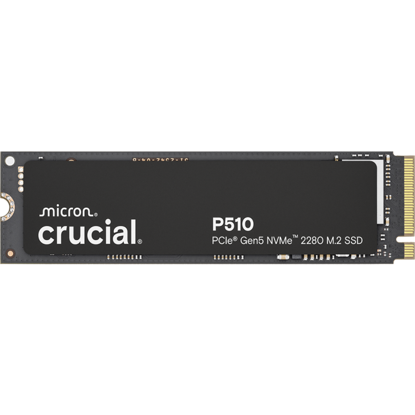 Fotografija izdelka Crucial P510 1TB PCIe Gen5 NVMe 2280 M.2 SSD