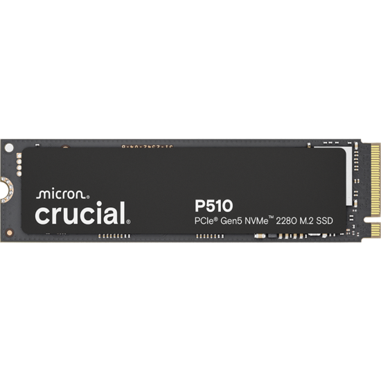 Fotografija izdelka Crucial P510 1TB PCIe Gen5 NVMe 2280 M.2 SSD