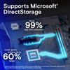 Fotografija izdelka Crucial T700 2TB PCIe Gen5 NVMe M.2 SSD s hlajenjem