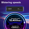 Fotografija izdelka Crucial T700 4TB PCIe Gen5 NVMe M.2 SSD s hlajenjem