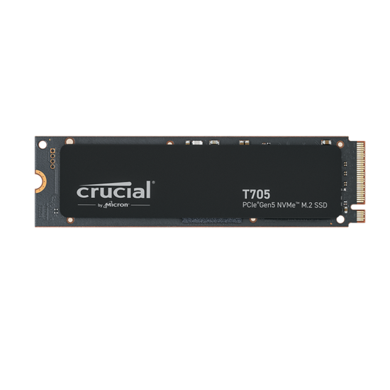 Fotografija izdelka Crucial T500 4TB PCIe Gen4 NVMe M.2 SSD s hladilnikom