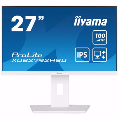 Fotografija izdelka IIYAMA ProLite XUB2792HSU-W6 68,5cm (27") FHD IPS 100Hz HDMI/DP zvočniki bel monitor
