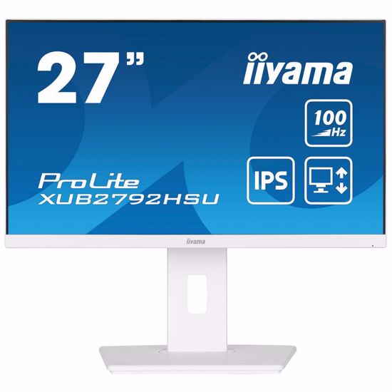 Fotografija izdelka IIYAMA ProLite XUB2792HSU-W6 68,5cm (27") FHD IPS 100Hz HDMI/DP zvočniki bel monitor