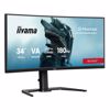 Fotografija izdelka IIYAMA Red Eagle G-master GCB3484WQSU-B1 86,4cm (34") UWQHD VA 180Hz DP/HDMI FreeSync zvočniki ukrivljen gaming monitor