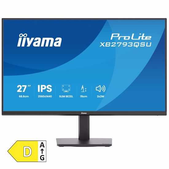 Fotografija izdelka IIYAMA ProLite XB2793QSU-B1 68,5cm (27") QHD IPS 75Hz DP/HDMI zvočniki monitor