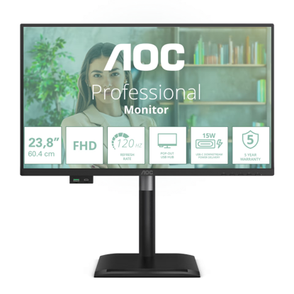 Fotografija izdelka AOC 24P4U 23,8" IPS FHD 120Hz monitor