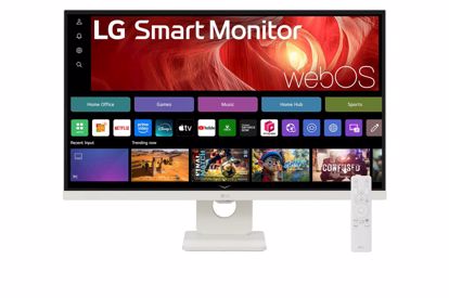 Fotografija izdelka Monitor LG 27 27U731SA-W Smart, IPS, 3840x2160, 2x HDMI, DP, USB-C, bel
