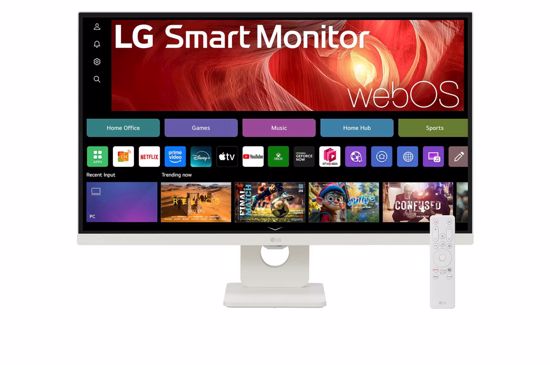 Fotografija izdelka Monitor LG 27 27U731SA-W Smart, IPS, 3840x2160, 2x HDMI, DP, USB-C, bel