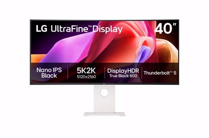 Fotografija izdelka Monitor LG 39,7 40U990A-W UltraWide ukrivljen, IPS Black, 5120x2160, 2xHDMI, DP, Thunderbolt, LA