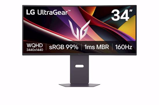 Fotografija izdelka Monitor LG 34 34G600A-B UltraGear ukrivljen, VA, 3440x1440, 2x HDMI, DP, 160 Hz