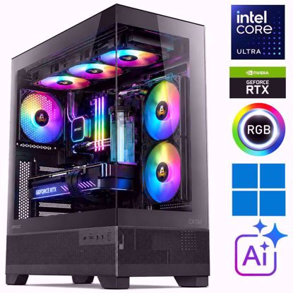Fotografija izdelka iGamer ⚡RAPTOR Ultra 5-225F | 32GB DDR5 | SSD 1TB NVMe | RTX 5070-12GB | Vodno hlajenje | Windows 11 PRO | Gaming namizni