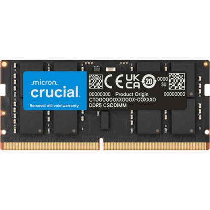 Fotografija izdelka Crucial 32GB DDR5-6400 SODIMM CL52, 1.1V