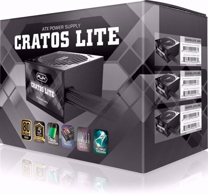 Fotografija izdelka RAIJINTEK CRATOS 850W BLACK, ATX 3.1, PCIe 5.1, 80+Gold napajalnik