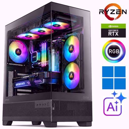 Fotografija izdelka @Gamer ⚡RAPTOR Ryzen9 9900X | 32GB DDR5 | SSD 2TB  NVMe | RTX 5070Ti-16GB | Vodno hlajenje | Windows 11 PRO | Gaming namizni