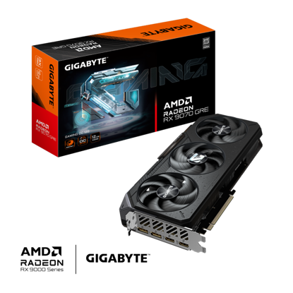Fotografija izdelka Grafična kartica GIGABYTE Radeon RX 9070 GRE GAMING OC 12G, 12GB GDDR6, PCI-E 5.0