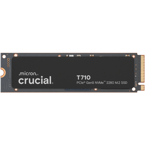 Fotografija izdelka Crucial T710 2TB PCIe Gen5 NVMe 2280 M.2 SSD