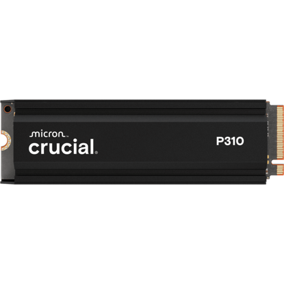 Fotografija izdelka Crucial P310 1TB PCIe Gen4 NVMe 2280 M.2 SSD s hladilnikom