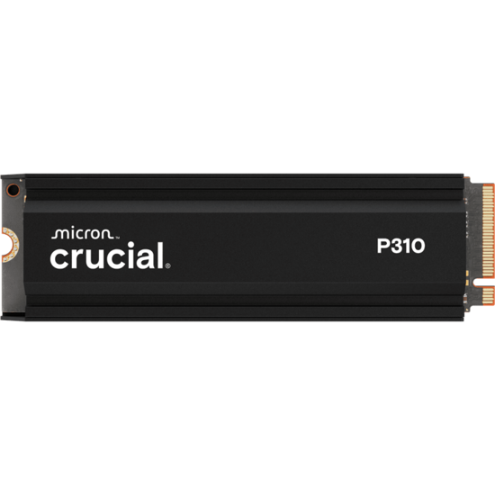 Fotografija izdelka Crucial P310 1TB PCIe Gen4 NVMe 2280 M.2 SSD s hladilnikom