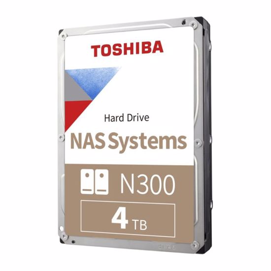Fotografija izdelka Toshiba 4TB N300 NAS 3,5" SATA 6Gb/s 7200rpm 512MB HDD disk