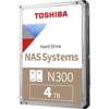 Fotografija izdelka Toshiba 4TB N300 NAS 3,5" SATA 6Gb/s 7200rpm 512MB HDD disk