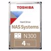 Fotografija izdelka Toshiba 4TB N300 NAS 3,5" SATA 6Gb/s 7200rpm 512MB HDD disk