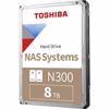 Fotografija izdelka Toshiba 8TB N300 NAS 3,5" SATA 6Gb/s 7200rpm 512MB HDD disk