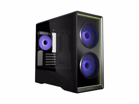 Fotografija izdelka Računalniško ohišje Lian Li Vector V150 INF, Micro-ATX, kaljeno steklo, črno