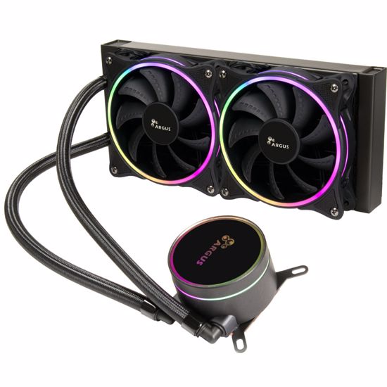 Fotografija izdelka INTER-TECH LC-240 RGB AIO 240mm 250W ARGB vodno hlajenje