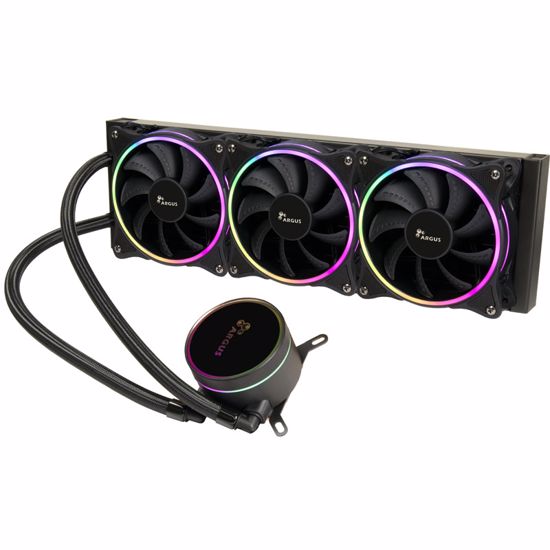 Fotografija izdelka INTER-TECH LC-360 RGB AIO 360mm 300W ARGB vodno hlajenje