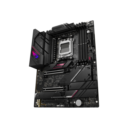Fotografija izdelka ASUS ROG STRIX B650E-E GAMING WIFI, DDR5, SATA3, USB3.2Gen2x2, DP, 2.5GbE, Wi-Fi 6E, AM5 ATX
