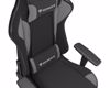 Fotografija izdelka GENESIS NITRO 440 G2 gaming / pisarniški stol, ergonomski, nastavljiva višina / naklon, zibanje, 2x blazina, kolesa CareGLide™, črno siv