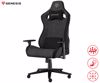 Fotografija izdelka GENESIS NITRO 660 gaming / pisarniški stol, ergonomski, nastavljiva višina / naklon, zibanje, 2x blazina, 2D nasloni za roke, kolesa CareGLide™, tkanina, do 150kg, črno siv