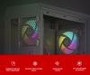 Fotografija izdelka GENESIS OXAL 120 ARGB ventilator za računalnik / ohišje, univerzalni, 120mm velikost, do 1450 RPM, ultra tiho delovanje, blazinice proti vibracijam, ARGB LED osvetlitev, 3-PIN konektor, črn