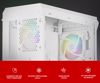 Fotografija izdelka GENESIS OXAL 120 ARGB 3-PACK ventilatorji za računalnik / ohišje, univerzalni, 120mm velikost, do 1450 RPM, ultra tiho delovanje, blazinice proti vibracijam, ARGB LED osvetlitev, 3-PIN konektor, bel
