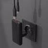 Fotografija izdelka ALLITY ATC-02 GaN polnilec, 65W, 1x USB-C, 1x USB-A, Power Delivery, Quick Charge, polnjenje / napajanje, univerzalna kompatibilnost, Plug&Play, tehnologija GaN, črn