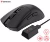 Fotografija izdelka GENESIS ZIRCON 880 PRO brezžična gaming miška, 8K, 30.000DPI, USB 2.4GHz / Bluetooth / USB Type-C, 6 gumbov, Kailh Optical stikala, polnilna baterija, spomin, programska oprema, stekleni drsniki, črna