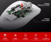 Fotografija izdelka GENESIS ZIRCON 880 PRO brezžična gaming miška, 8K, 30.000DPI, USB 2.4GHz / Bluetooth / USB Type-C, 6 gumbov, polnilna baterija, spomin, programska oprema, stekleni drsniki, bela