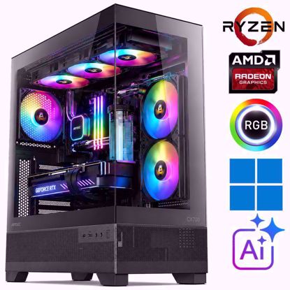 Fotografija izdelka @Gamer-II Ryzen9 5950X | 32GB DDR4 | SSD 2TB NVMe | AMD RX9070-16GB | Vodno hlajenje | Windows 11 | Gaming namizni