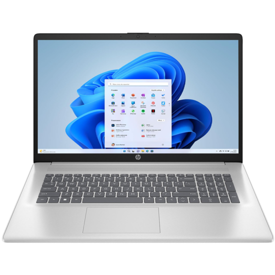 Fotografija izdelka Prenosnik HP 17-cn4007nw Core 7 / 16GB / 512GB SSD / 17,3" FHD IPS / Windows 11 Home (srebrn)