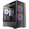 Fotografija izdelka ANTEC Flux Rear midi-ATX ARGB okno les črno/rjavo gaming ohišje