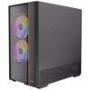 Fotografija izdelka ANTEC Flux Rear midi-ATX ARGB okno les črno/rjavo gaming ohišje
